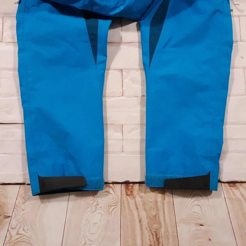 The North Face HyVent Windbreaker Rain Jacket Womens M Full Zip Softshell Blue